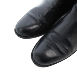 リーガル REGAL ロングブーツ レザー 本革 24cm 黒 ブラック サイド