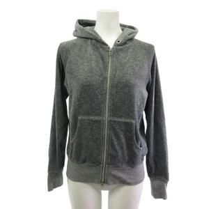 イエナ IENA ジップアップ パーカー パイル 長袖 グレー F レディース