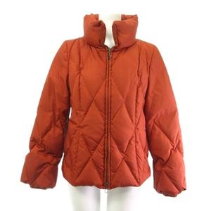 シビラ SYBILLA ダウンジャケット ジップアップ オレンジ M 
