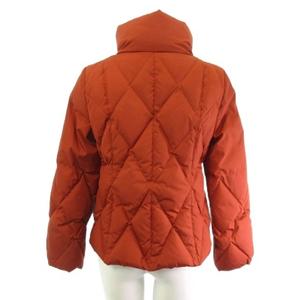 シビラ SYBILLA ダウンジャケット ジップアップ オレンジ M 