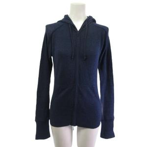 ギャルリーヴィー GALERIE VIE トゥモローランド ジップアップ ニット パーカー ネイビー 紺  レディース