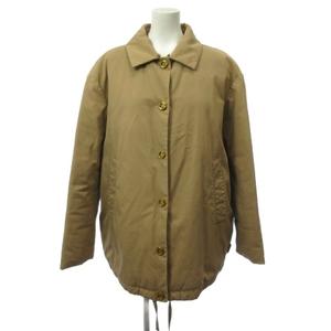 モンクレール MONCLER EGERIA ダウンコート ダウンジャケット ゴールドカラーボタン ベージュ 1 レディース