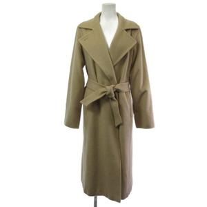 マックスマーラ MAX MARA マニュエラ キャメル ロングコート ウエストマーク ベージュ 36 10163339000 レディース