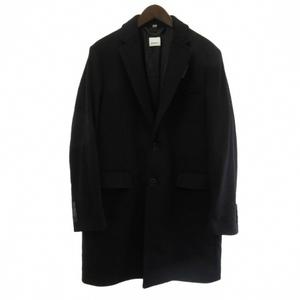 バーバリー BURBERRY 8058260 チェスターコート ウール カシミヤ 黒 ブラック 46  メンズ