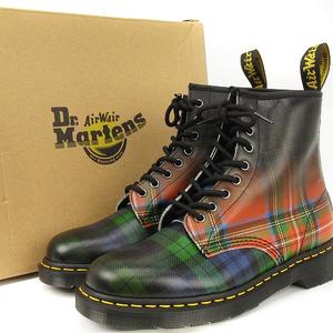 未使用品 ドクターマーチン DR.MARTENS 1460 TARTAN ワークブーツ 8 