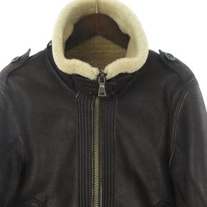 BURBERRY BLACKLABEL ラムレザー ジャケット ブラック M BURBERRY BLACK LABEL(バーバリーブラックレーベル