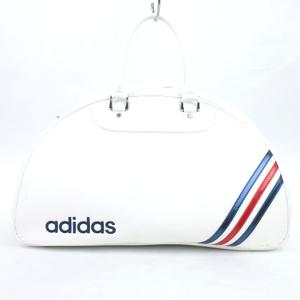 adidas ヴィンテージ　ボストンバッグ　白 adidas ホワイト ヴィンテージボストンバッグ バッグ