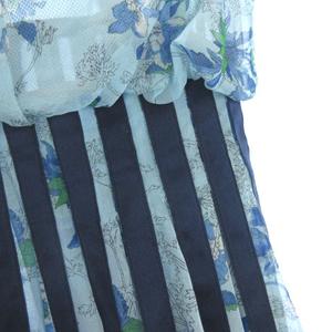 サカイ sacai ワンピース ドレス ロング ノースリーブ シフォン 花柄