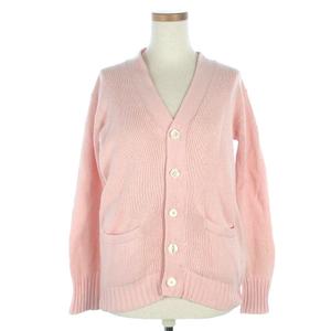 ラルフローレン Ralph Lauren カーディガン長袖 Vネック 無地 コットン ピンク M レディース 002 ベクトルパーク