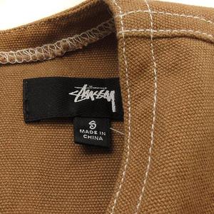 ステューシー STUSSY 21SS ワンピース ノースリーブ 丸首 ワーク風 