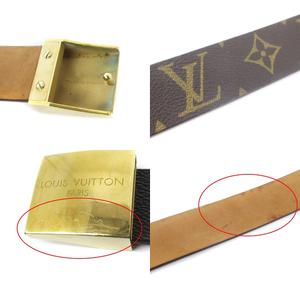 ルイヴィトン LOUIS VUITTON モノグラム サンチュールキャレ ベルト  
