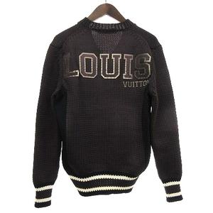 ルイヴィトン LOUIS VUITTON 18AW バックロゴ セーター ニット 長袖 