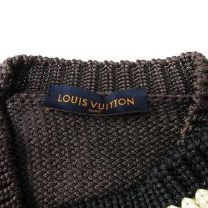 ルイヴィトン LOUIS VUITTON 18AW バックロゴ セーター ニット 長袖 