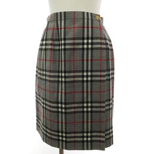 バーバリーズ Burberrys 美品 ヴィンテージ ラップスカート ひざ丈  
