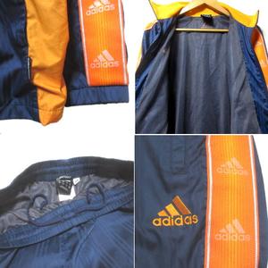 アディダス adidas セットアップ JD2027 ネイビー オレンジ 紺 O XL 