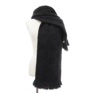 Louis Vuitton マフラー 黒 グレー フリンジ付き 楽天市場】【中古】LOUIS VUITTON ルイヴィトン エシャルプ LV