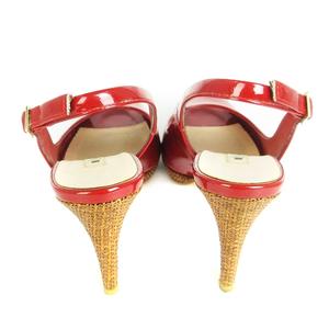 ダイアナ DIANA サンダル パンプス ヒール バックストラップ エナメル