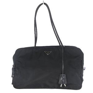プラダ PRADA ショルダーバッグ ミニボストン 鞄 カバン ナイロン ロゴ 