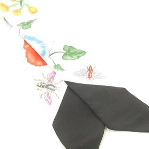 グッチ GUCCI スカーフ ネックボウ シルクツイル 花柄 FLORA フラワー