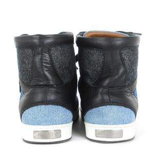ジミーチュウ JIMMY CHOO スニーカー デニム メタリック ハイカット 星 