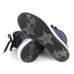 ジミーチュウ JIMMY CHOO スニーカー デニム メタリック ハイカット 星 