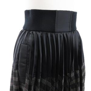 サカイ sacai 22年製 Glencheck Mix Skirt スカート プリーツ