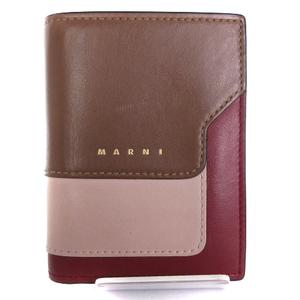 マルニ MARNI ミニウォレット 財布 二つ折り コンパクト レザー