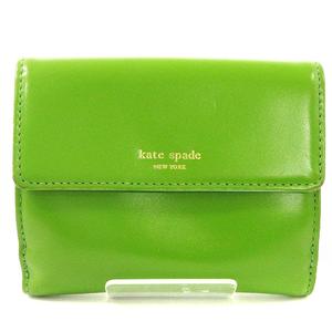 ケイトスペード KATE SPADE 財布 二つ折り ウォレット レザー グリーン