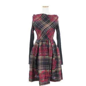 Vivienne Westwood チェック柄 ギャザーフレアスカート Vivienne Westwood チェック柄 ギャザーフレアスカート