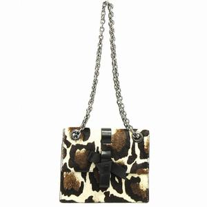 ポールカ PAULE KA 2WAY ショルダーバッグ チェーン カバン ハラコ  