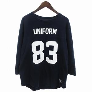 ユニフォームエクスペリメント uniform experiment フットボールシャツ 