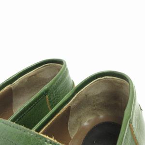マルニ MARNI ローファー コイン レザー MOMSP24G03 緑 グリーン