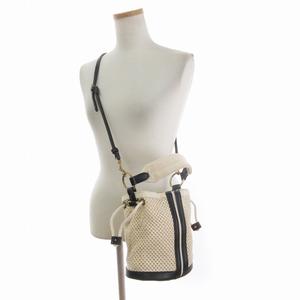 新品★み使用　ZARA かごバッグ ベージュと黒　ショルダー ザラ ZARA かごバッグ ショルダー ハンド 2way ミニ ポシェット