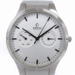 OBAKU 腕時計 白 ホワイト OBAKU 腕時計 白 ホワイト