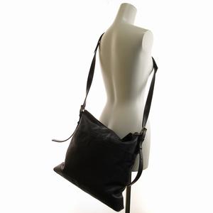 コーチ COACH トンプソン ショルダーバッグ レザー 紺 ネイビー