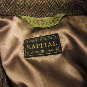 キャピタル kapital 美品 ハバナJKT ジャケット ウール ヘリンボーン 