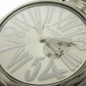 Gaga Milano マヌアーレスリム 46mm シルバー GaGa MILANO - ガガミラノ / GaGa MILANO マヌアーレ 46