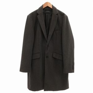 ナノユニバース nano universe 美品 チェスターコート L グレー /UO メンズ