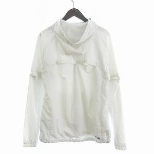 フィラ FILA GOLF ジャージ ブルゾン フード フルジップ プリント 白 ホワイト LL メンズ