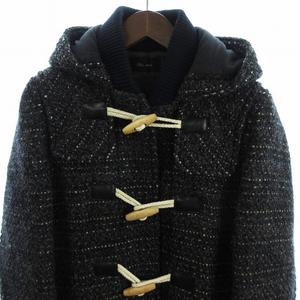 ブルーワーク BLUE WORK ダッフルコート ミドル丈 ウール アルパカ混 紺 ネイビー 1 メンズ