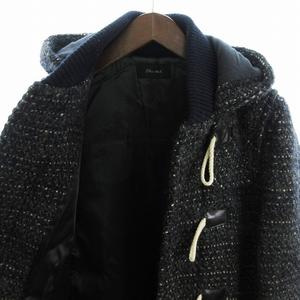 ブルーワーク BLUE WORK ダッフルコート ミドル丈 ウール アルパカ混 紺 ネイビー 1 メンズ