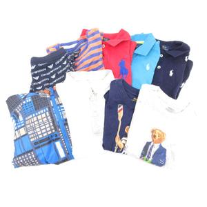 ポロ ラルフローレン POLO RALPH LAUREN バーバリー パタゴニア 8点セット Tシャツ ジャケット 半袖 長袖 青 ブルー 赤 レッド 紺 ネイビー /AE キッズ