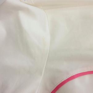 ナイキ NIKE ポロシャツ カットソー DRI-FIT 半袖 ロゴ 刺繍 白 ホワイト S ■FF レディース