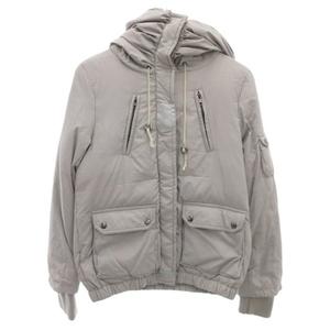 ロートレアモン LAUTREAMONT ダウンジャケット 38 グレー フード付き /FF レディース