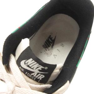 ナイキ NIKE スニーカー シューズ ローカット AIR FORCE 1 '07 LX DV0791-100 チェック 白 緑 ホワイト グリーン 24.5㎝ レディース