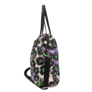 プラダ PRADA 2WAY フラワープリント ショルダーバッグ 三角プレート TESSUTO STAMPAT バッグ トート ナイロン B4696F マルチカラー レディース