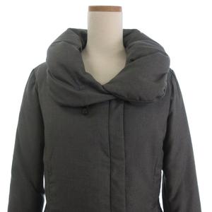 ケティ KETTY ダウンジャケット ブルゾン フルジップ グレー 2 レディース