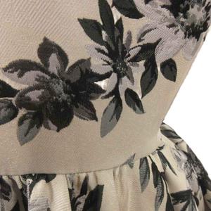 フェンディ FENDI 美品 ジャガード フラワー フローラル ドレス