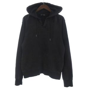 アルマーニ ジーンズ ARMANI JEANS パーカー スウェット プルオーバー フーディー ダークグレー S メンズ