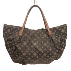 ラシット RUSSET ハンドバッグ モノグラム  ナイロン 総柄 茶 ブラウン 鞄 レディース